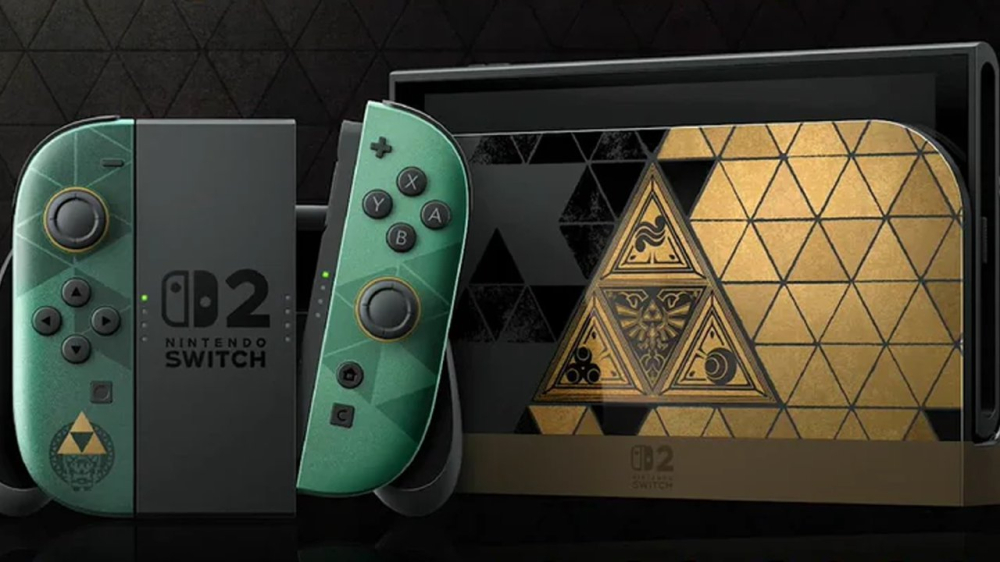 《塞尔达传说》40周年纪念版Switch 2主机及配件在英国开启预购