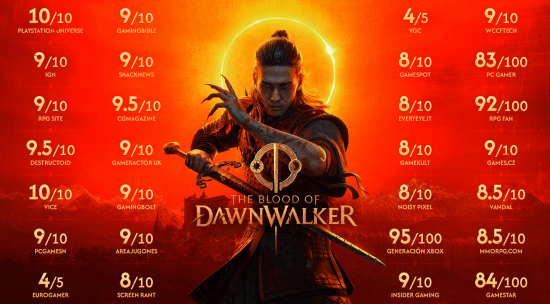 《黎明行者之血》发布媒体赞誉宣传片，IGN 9分、GameSpot 8分