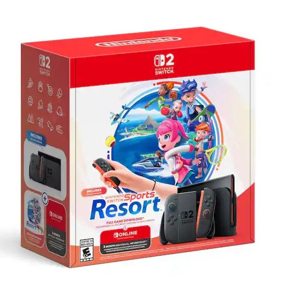 任天堂Switch 2运动度假村同捆套装开启预购