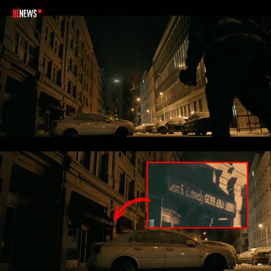 《生化危机》新电影画面现里昂·S·肯尼迪彩蛋，浣熊市枪店招牌引玩家热议