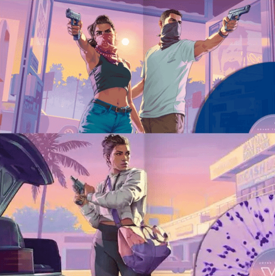 《GTA6》实体原声专辑开启预购 曝光男女主角新图