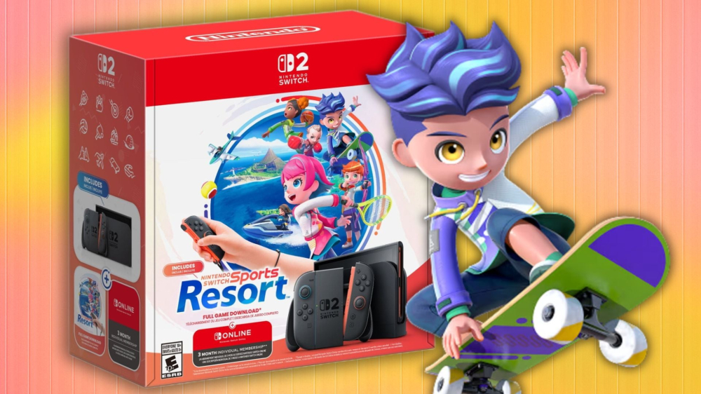 任天堂Switch 2 + Switch Sports Resort同捆套装开启预购，售价529.99美元