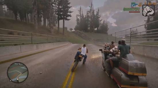 博主演示《GTA：圣安地列斯》启用泄露版DLSS 5：画面变化明显但非正式版