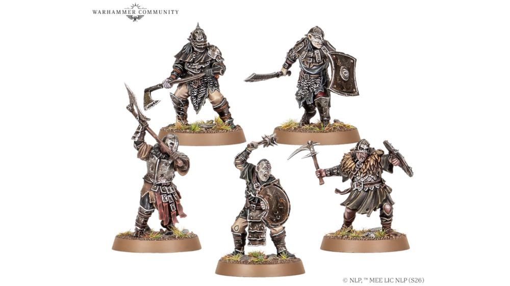 Warhammer公布新一批魔多兽人模型