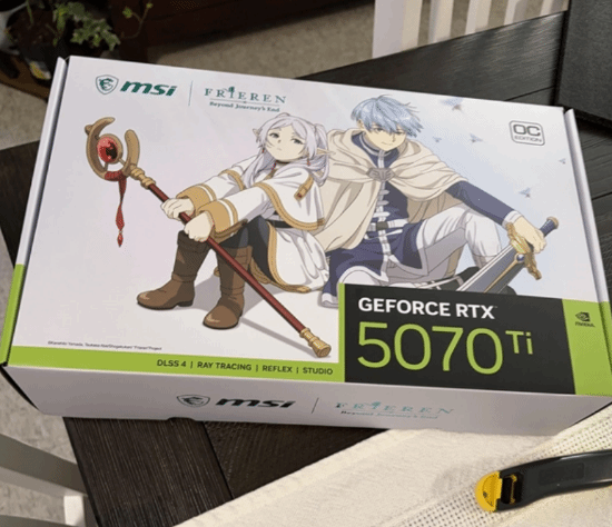 沃尔玛误发四张微星RTX 5070 Ti联名显卡，用户花1099美元收到价值超5000美元商品