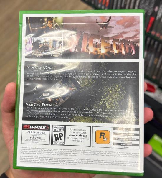 疑似《GTA6》Xbox实体版封面照片流出，官方未确认
