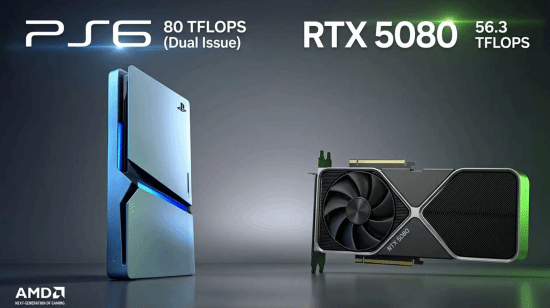 爆料称PS6性能超RTX 5080，数据核算被指重复计算Dual Issue