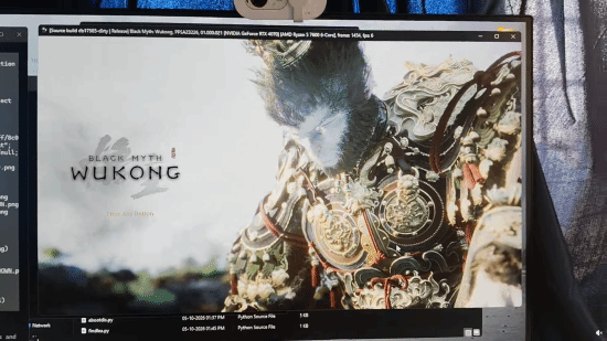 PS5版《黑神话：悟空》在KyTyPS5模拟器运行，帧率仅4至6FPS