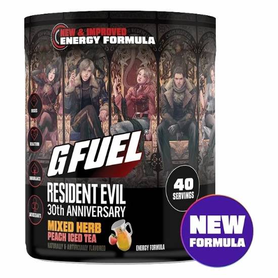 G Fuel与卡普空合作推出《生化危机》30周年联名能量饮料粉