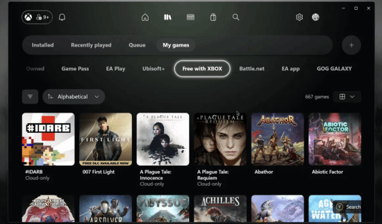 微软测试代号Garrison新版Xbox PC应用：整合商店与游戏库，性能大幅提升