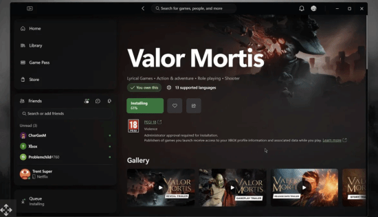 微软测试代号Garrison新版Xbox PC应用：整合商店与游戏库，性能大幅提升