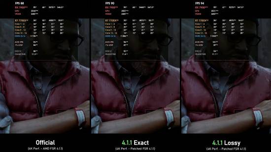 开发者推出FSR 4.1.1修改版：RX 7900 XTX跑《古墓丽影：暗影》4K达122帧