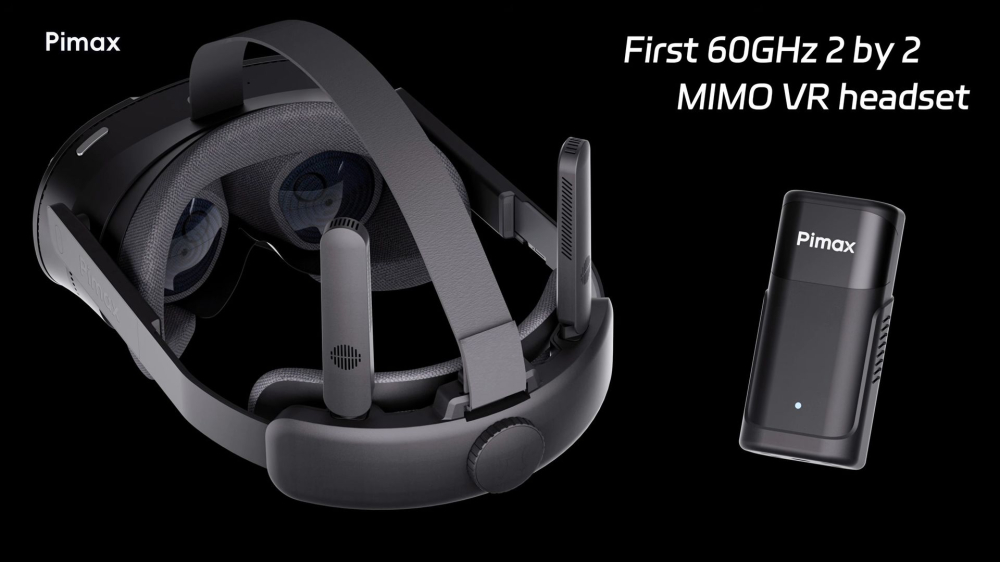 Pimax发布Crystal Pro VR头显，主打60G AirLink无损无线串流