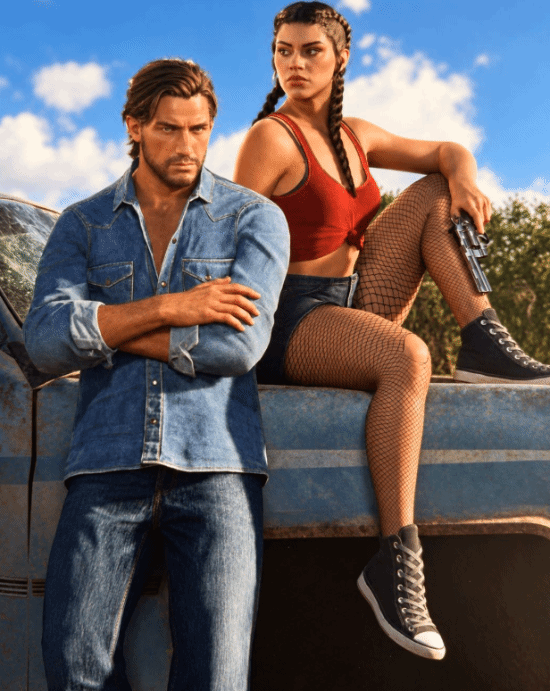 玩家自制《GTA6》主题手柄设计图走红，以女主角露西娅身材为设计核心