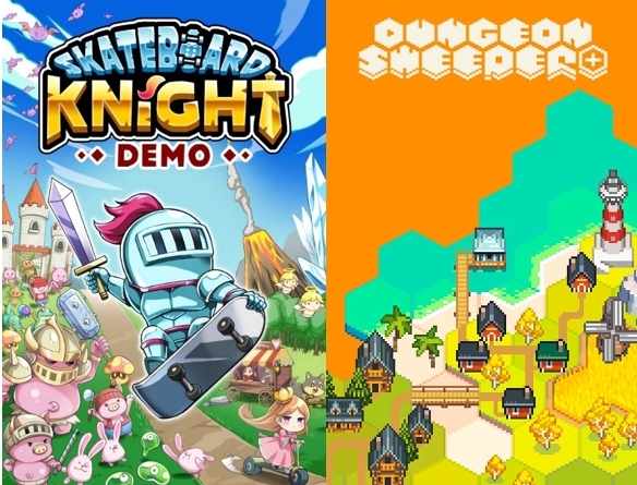 PLAYISM两款独立游戏参加Steam新品节，《滑板骑士》《地城扫雷Plus》试玩版上线