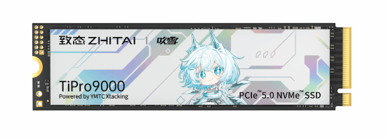 致态TiPro9000固态硬盘×吹雪联名版开售：1TB/2TB，顺序读取14900MB/s