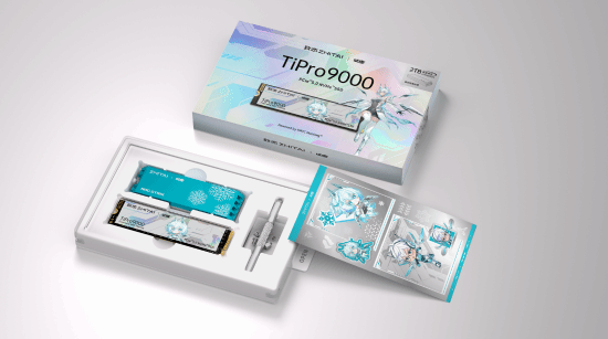 致态TiPro9000固态硬盘×吹雪联名版开售：1TB/2TB，顺序读取14900MB/s