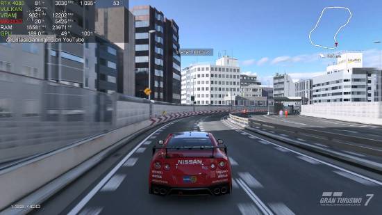 PS5模拟器KyTyPS5运行《GT7》演示曝光：17-25帧 加载与车队场景偶有卡顿