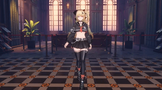 《异环》新角色明音凛服装调整：亮面长袜改为深色丝袜