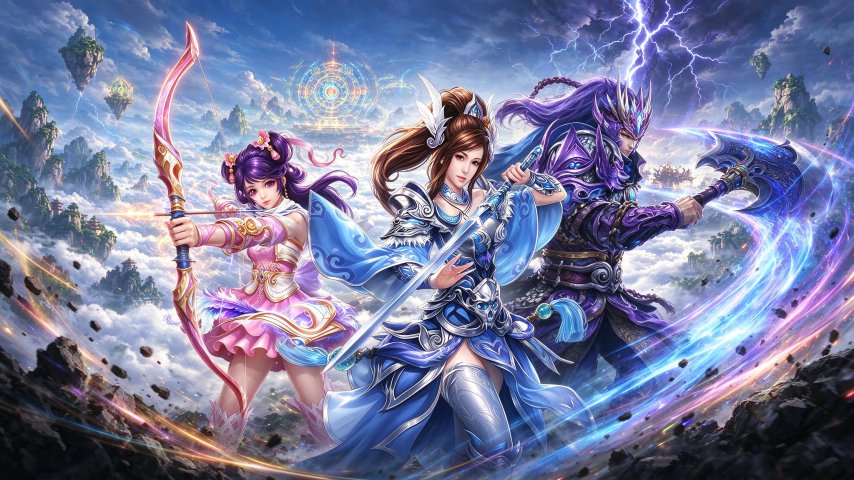 《洛神》强者之路再进一步，仙羽一展战力直接起飞！