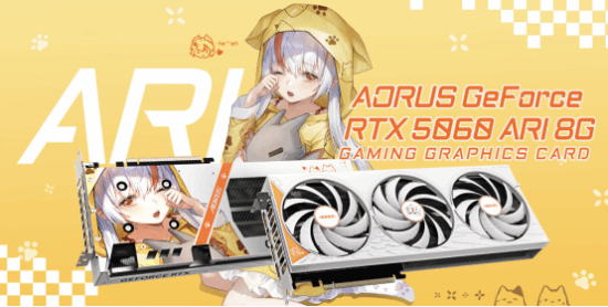 技嘉双11推出雕妹主题B850主板与RTX 5060显卡组合