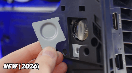 索尼发布PS5 Slim新修订型号CFI-2116 增加CMOS电池更换窗口