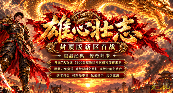 打宝优选大区！《无忧》登录领高级装备，收益可自由交易！