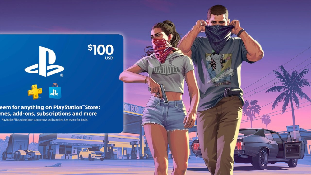 Newegg限时85美元购100美元PS礼品卡，可预购GTA 6终极版