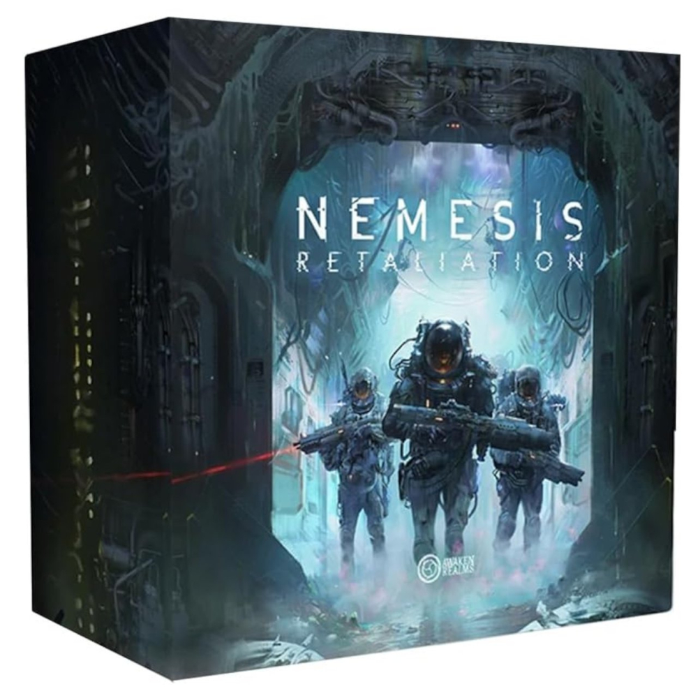 Nemesis 被推荐为万圣节恐怖桌游，原文称原版目前不易买到