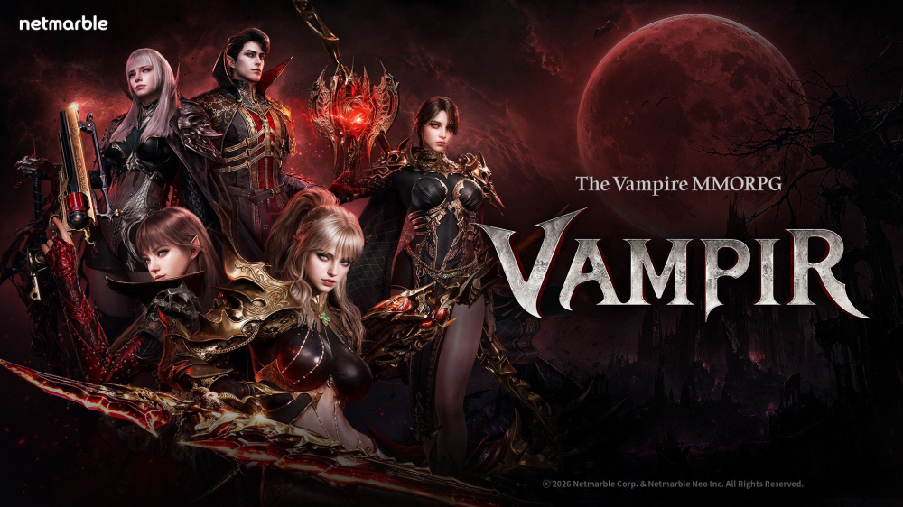 Netmarble吸血鬼MMORPG《Vampir》登陆美国PC与移动端