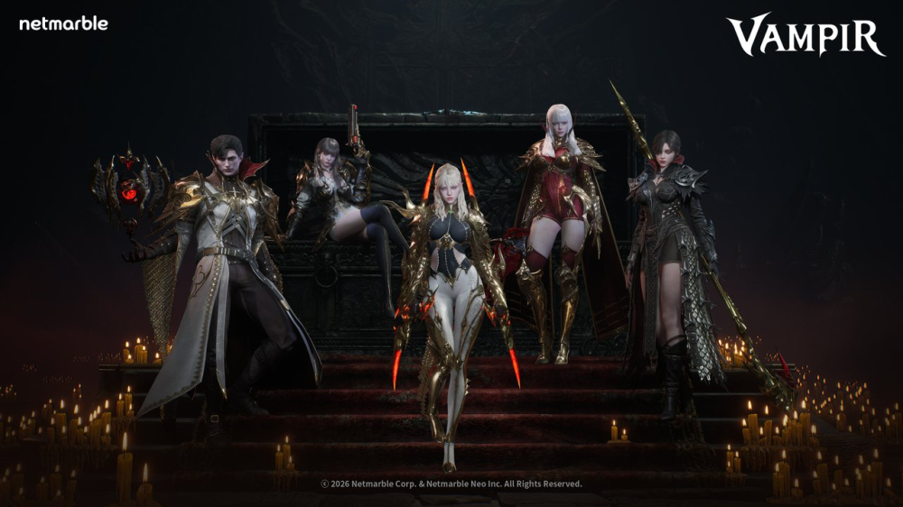 Netmarble吸血鬼MMORPG《Vampir》登陆美国PC与移动端