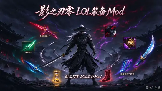 《影之刃零》玩家自制MOD加入九件《英雄联盟》风格饰品